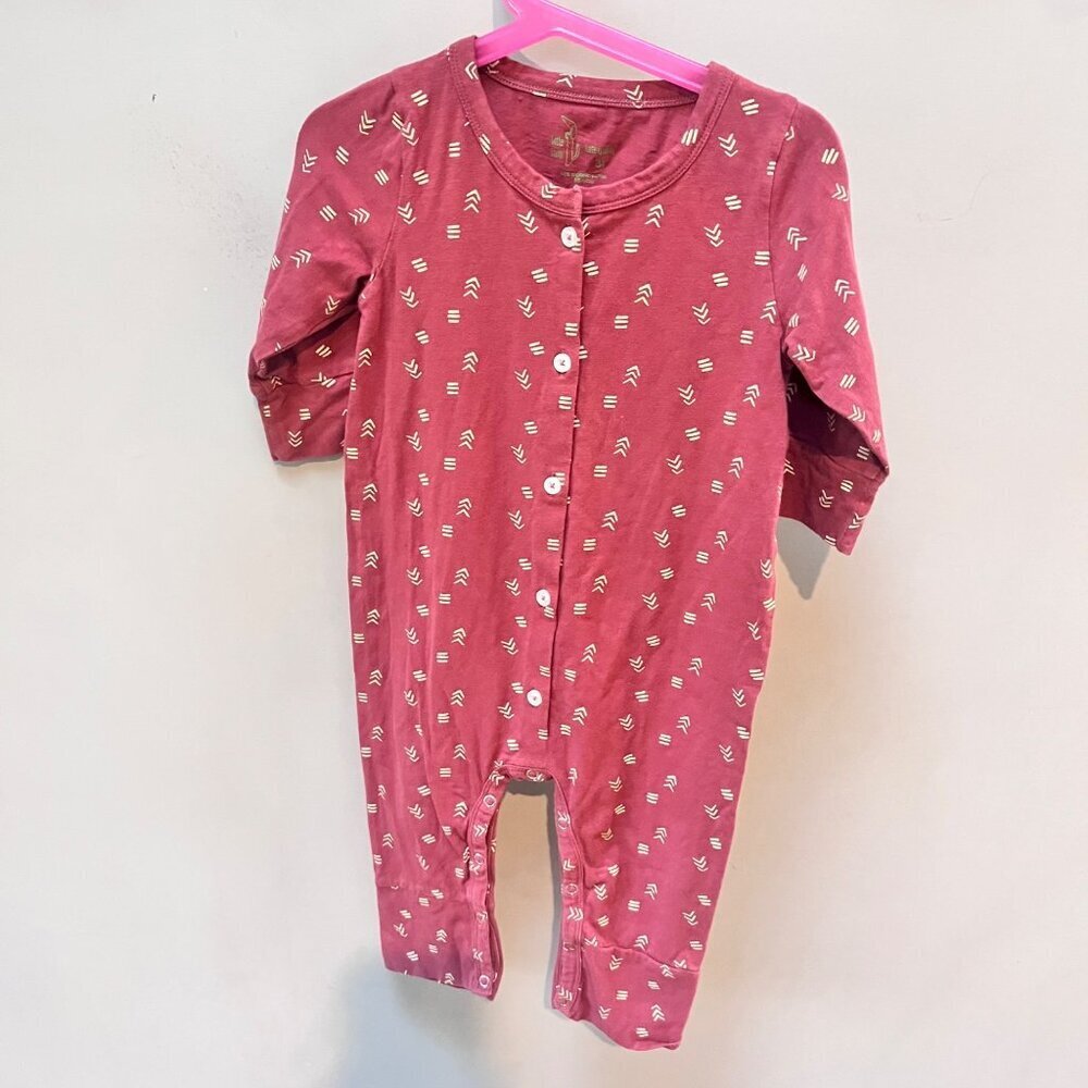 Kate Quinn Little Finn Organic Cotton Baby Romper 3T With Arrow Pattern‎